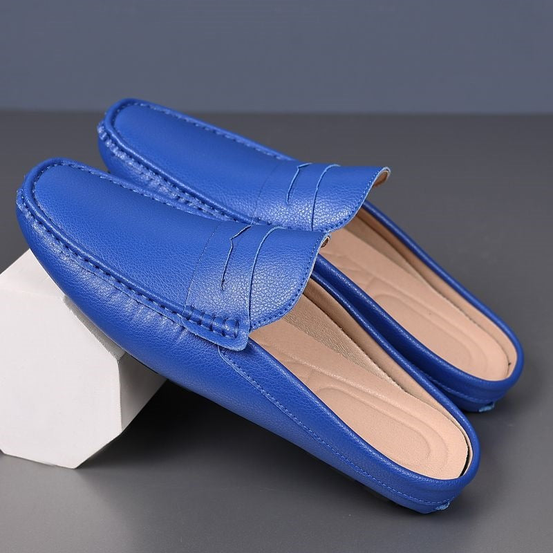 BACKLESS SLIP-ON LOAFERS FOR MEN