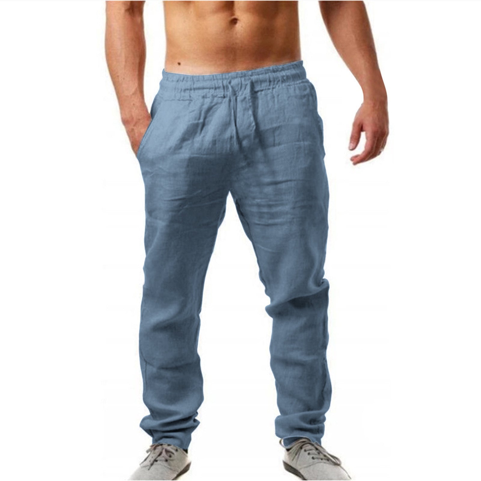 LOOSE STRAIGHT TROUSERS FOR MEN