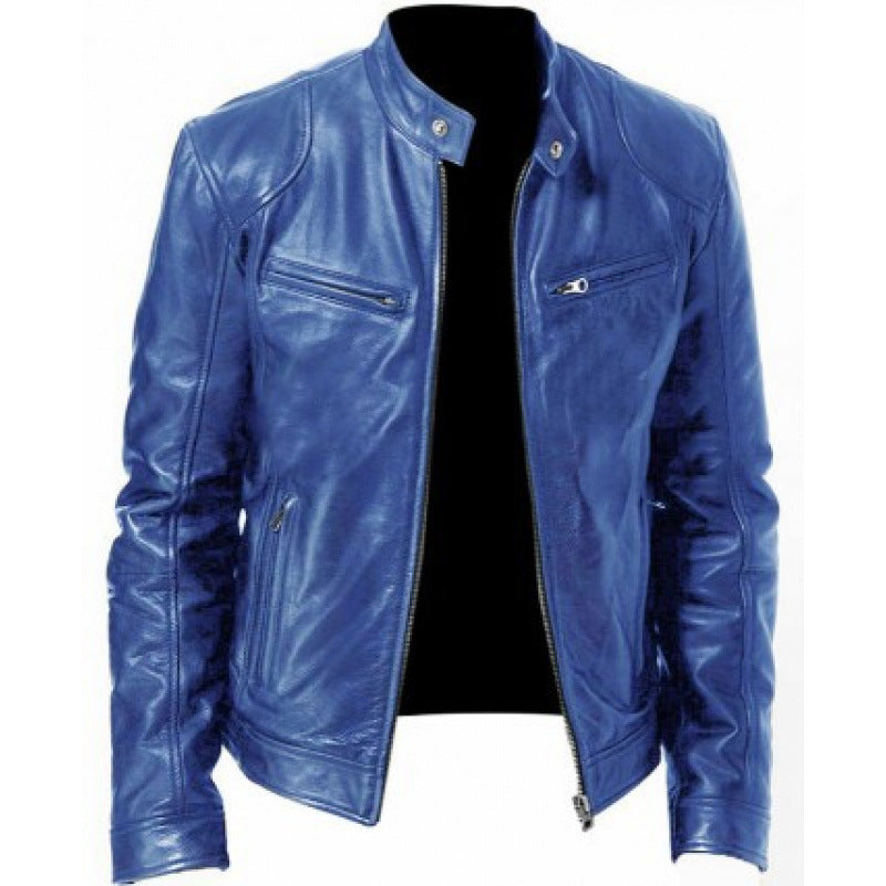 SLIM BIKER JACKET FOR MEN