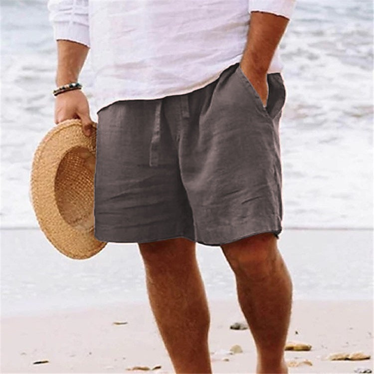 RELAXED COTTON SHORTS FOR MEN