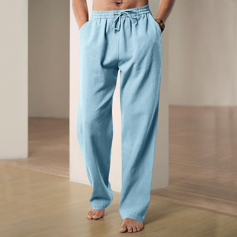 RELAXED WIDE LEG TROUSERS FOR MEN