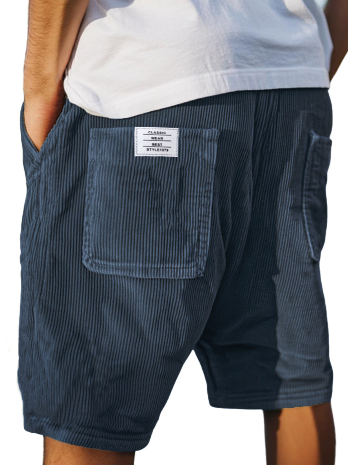 CORDUROY SHORTS FOR MEN