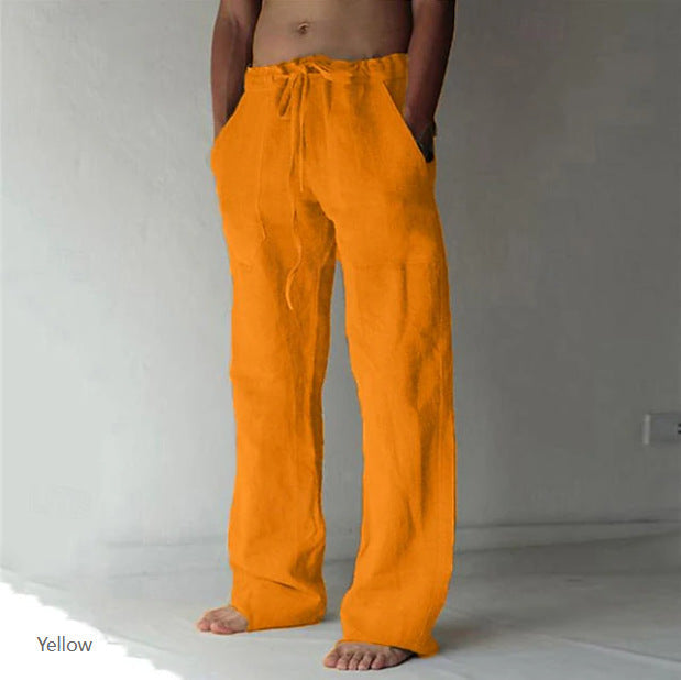 LOOSE DRAWSTRING TROUSERS FOR MEN
