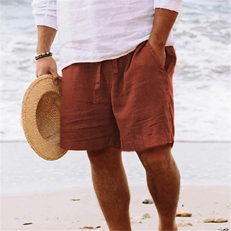 RELAXED COTTON SHORTS FOR MEN