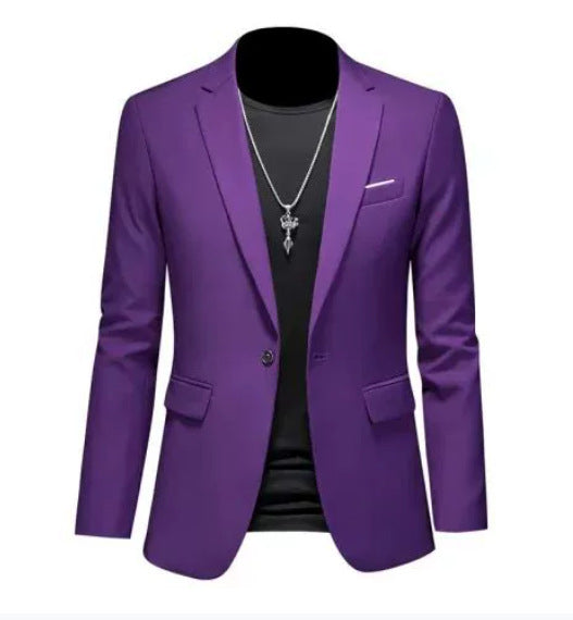 SLIM FIT SUIT JACKET FOR MEN