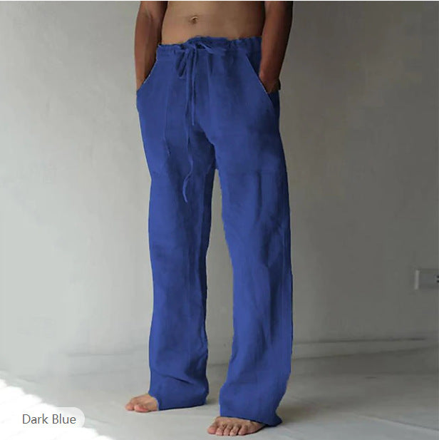 LOOSE DRAWSTRING TROUSERS FOR MEN
