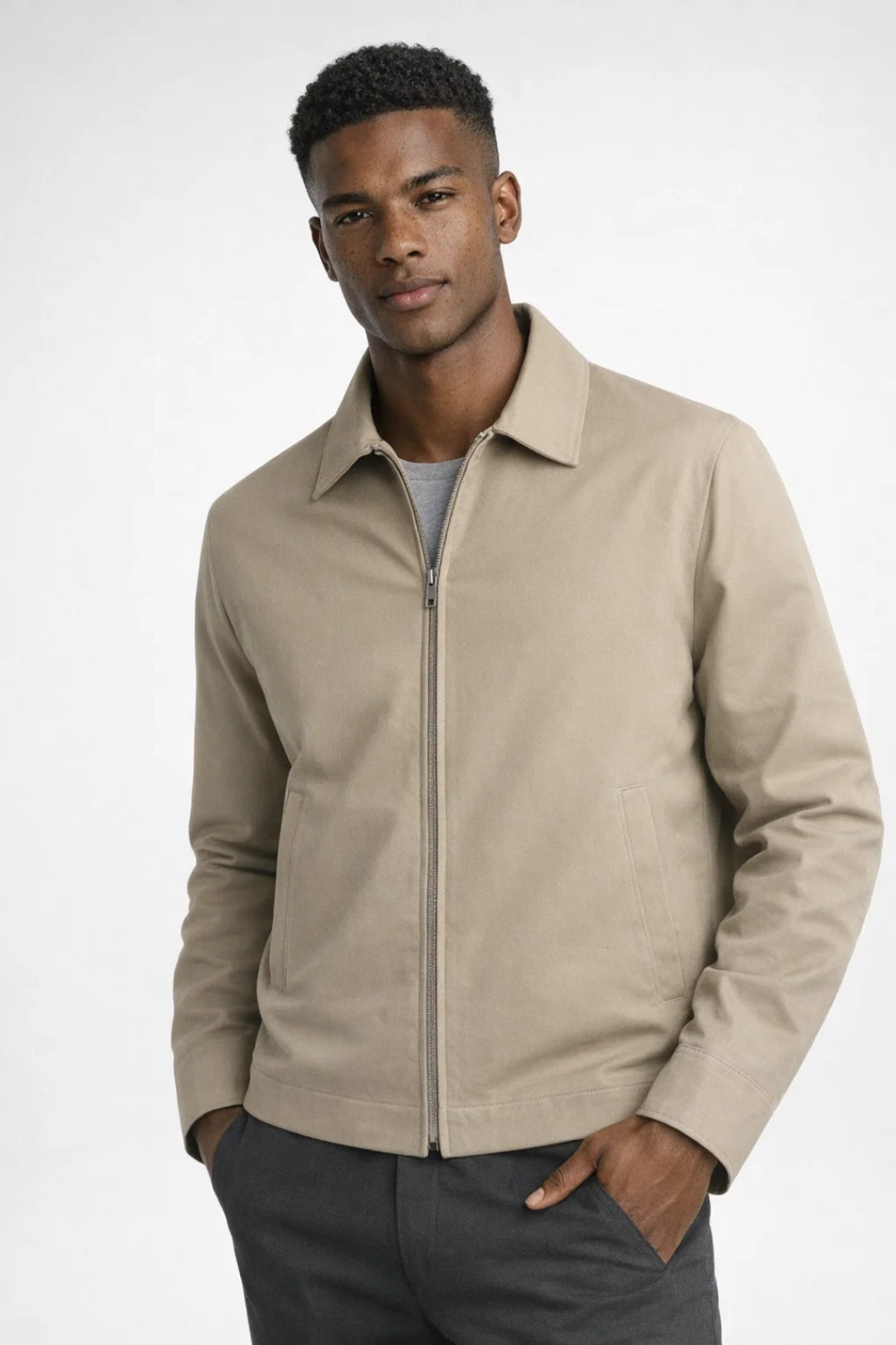 SLIM FIT JACKET FOR MEN