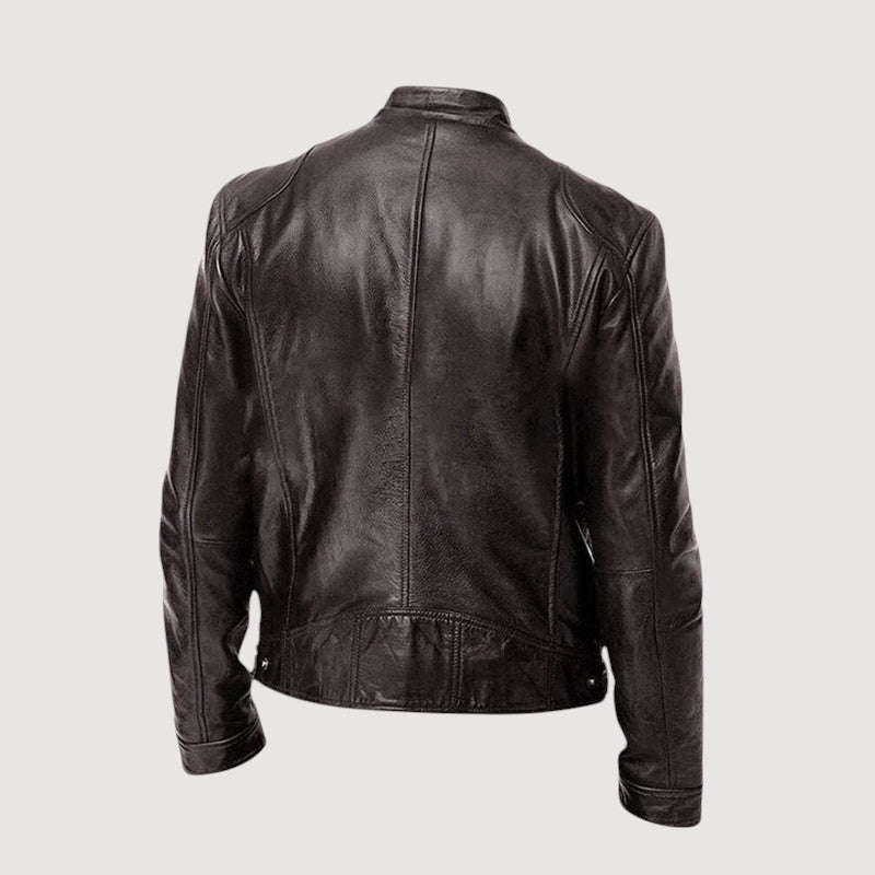 FAUX LEATHER JACKET FOR MEN