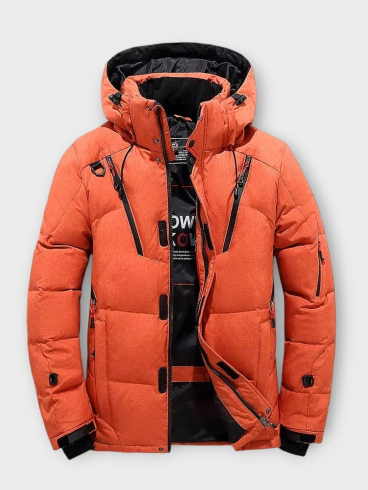 SOLID WINTER JACKET FOR MEN