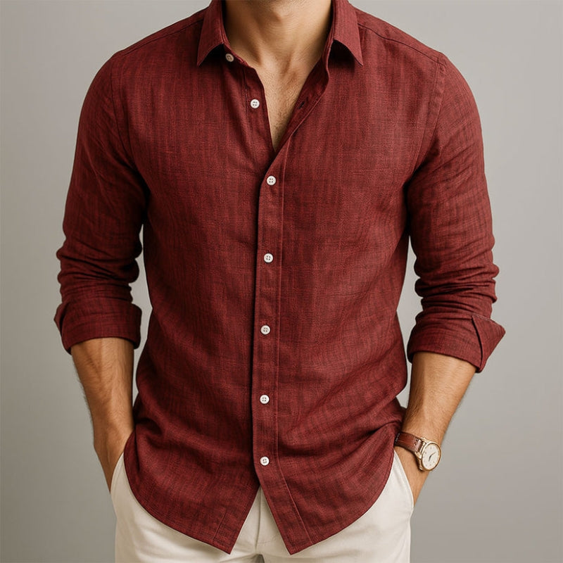 LIGHTWEIGHT LINEN SHIRT FOR MEN