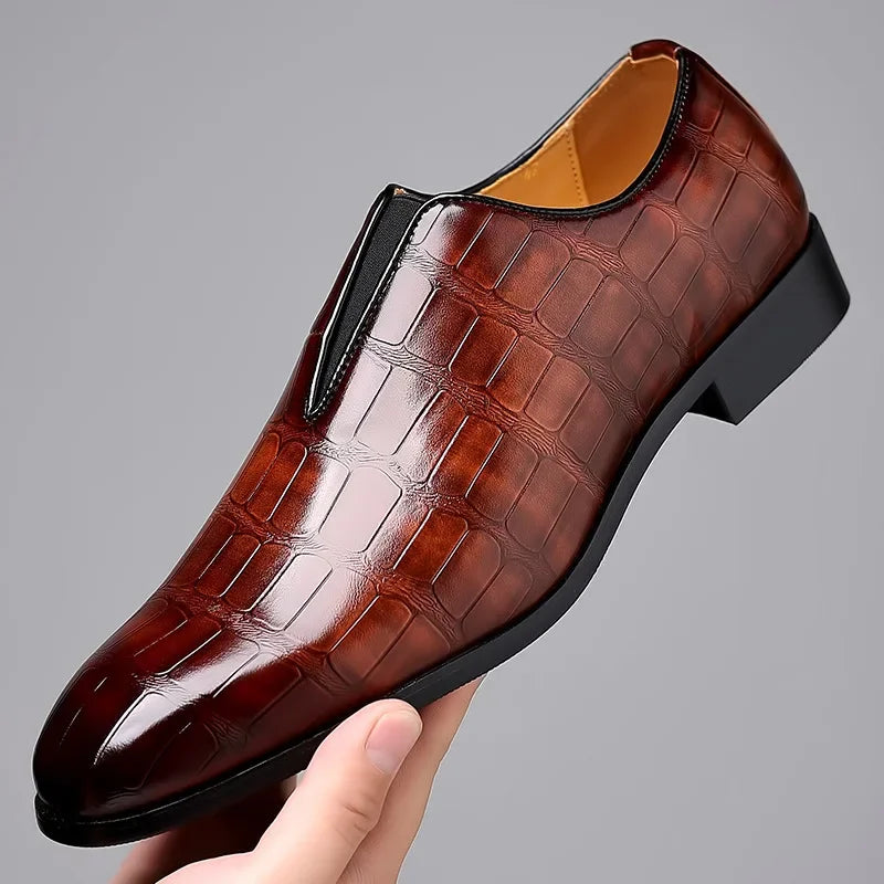 PATTERNED DRESS SHOES FOR MEN