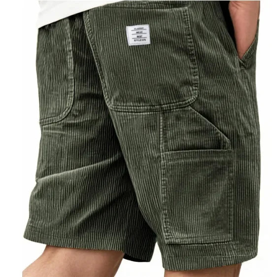 CARGO CORDUROY SHORTS FOR MEN
