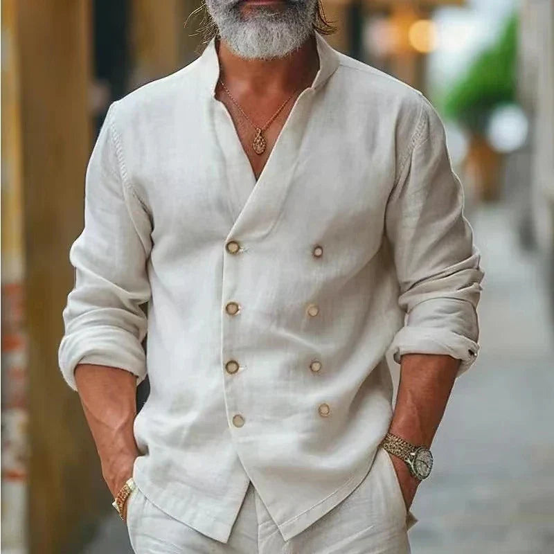 DOUBLE BUTTON SHIRT FOR MEN