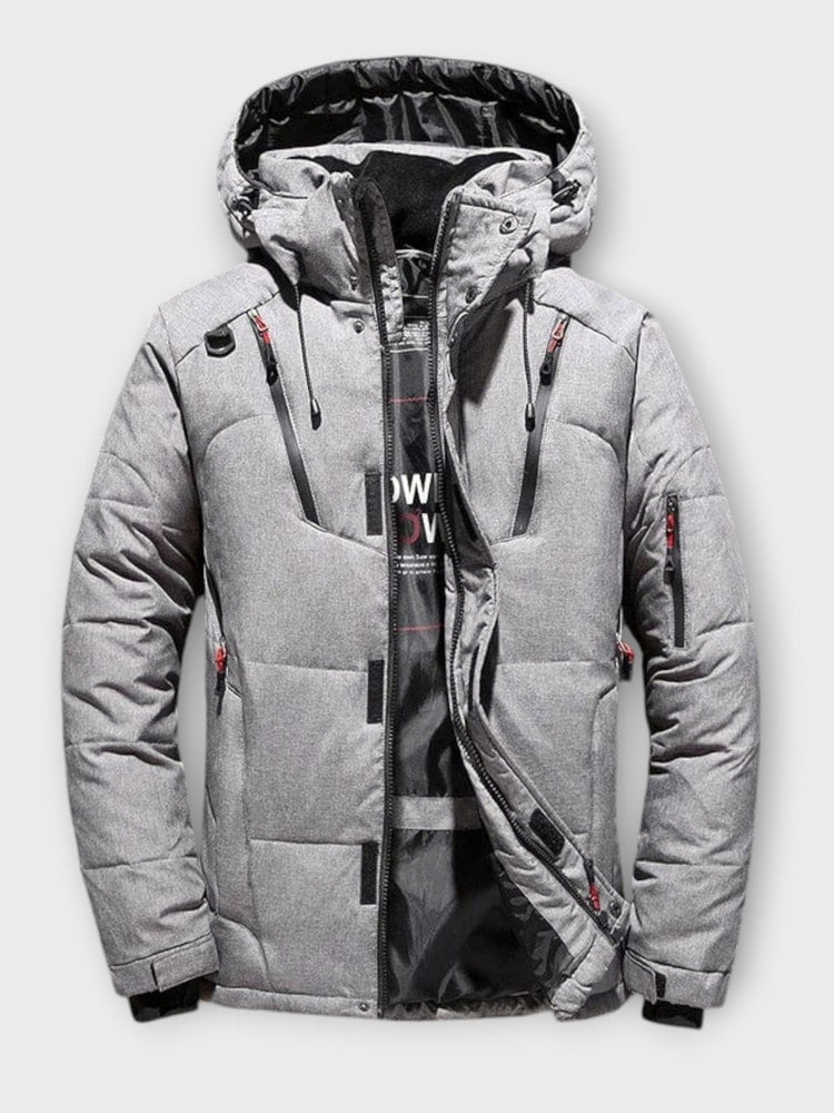 SOLID WINTER JACKET FOR MEN