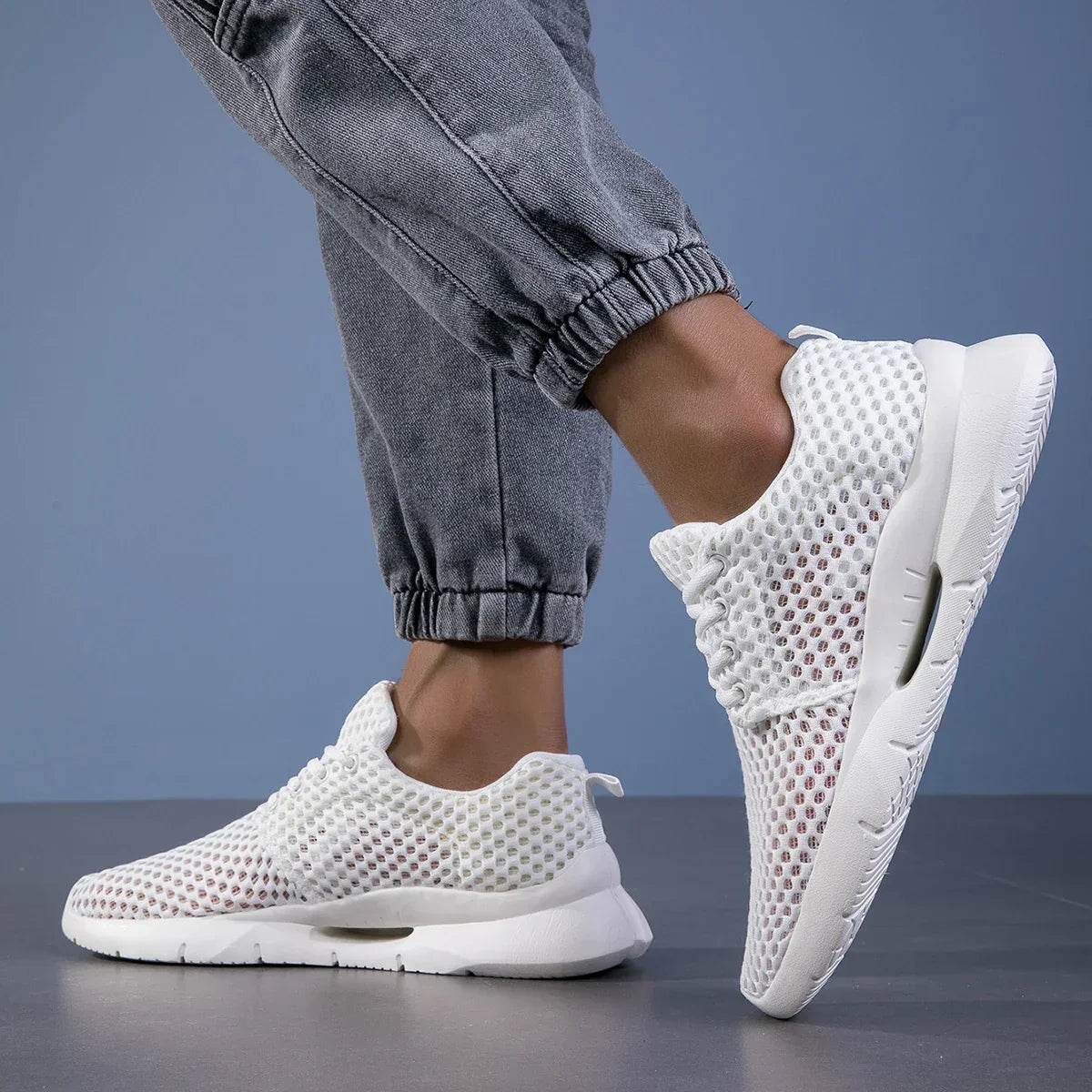 MESH LACE-UP SNEAKERS FOR WOMEN