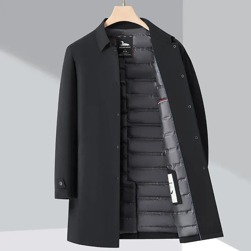 INSULATED TRENCH COAT FOR MEN