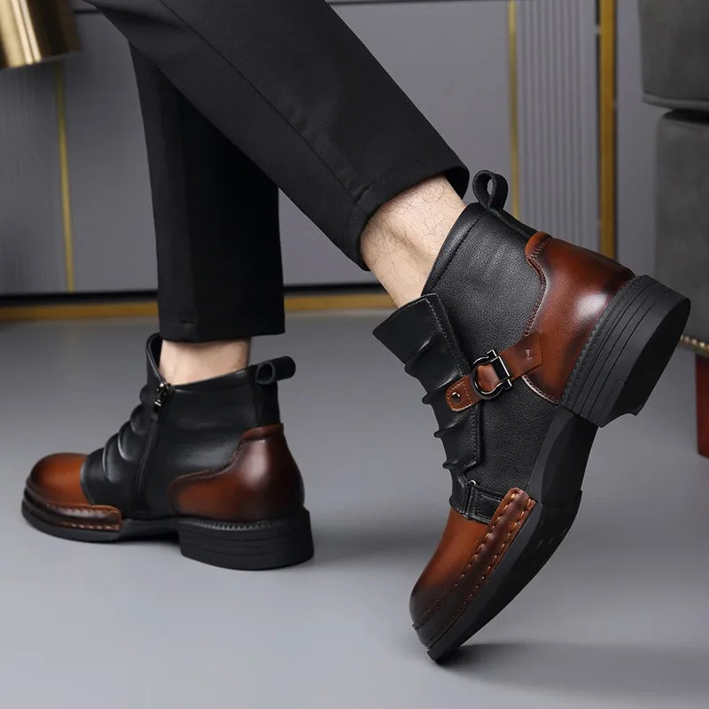 BUCKLE BOOTS FOR MEN