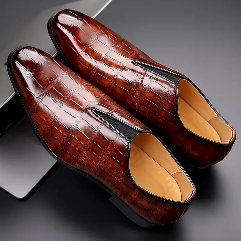 PATTERNED DRESS SHOES FOR MEN