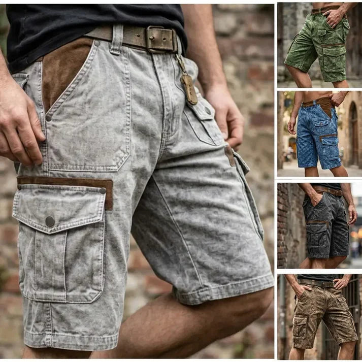LOOSE CARGO SHORTS FOR MEN