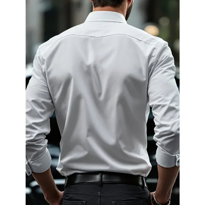 ELASTIC BUSINESS SHIRT FOR MEN