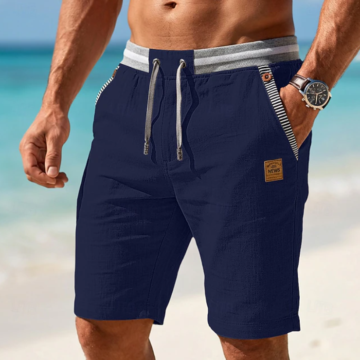DRAWSTRING SUMMER SHORTS FOR MEN