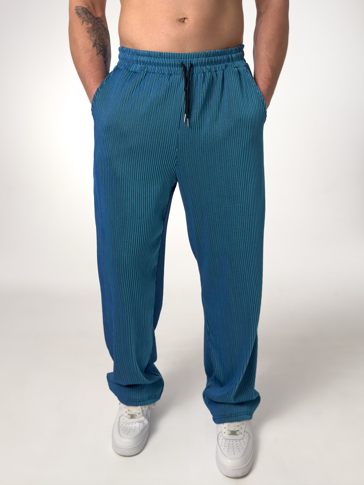 DRAWSTRING STRIPE TROUSERS FOR MEN