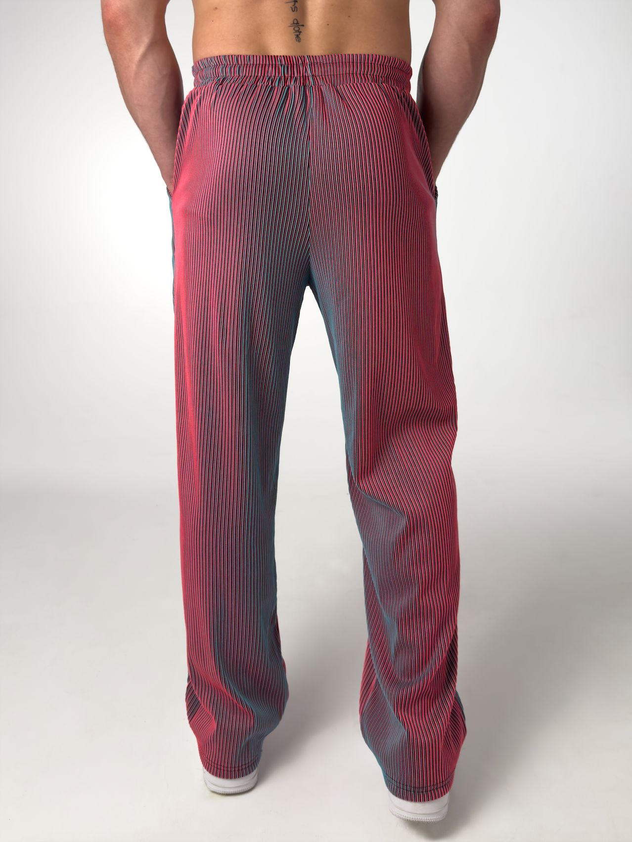 DRAWSTRING STRIPE TROUSERS FOR MEN