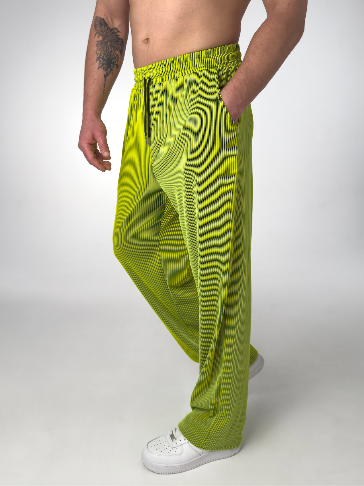 DRAWSTRING STRIPE TROUSERS FOR MEN