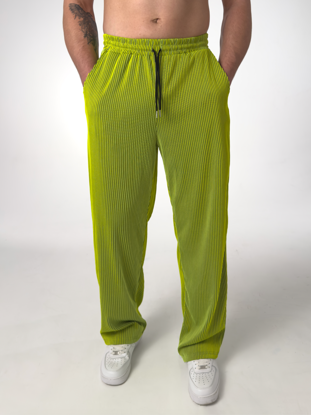 DRAWSTRING STRIPE TROUSERS FOR MEN