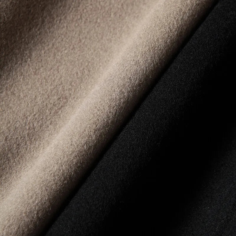 CLASSIC WOOL HOODED COAT FOR MEN