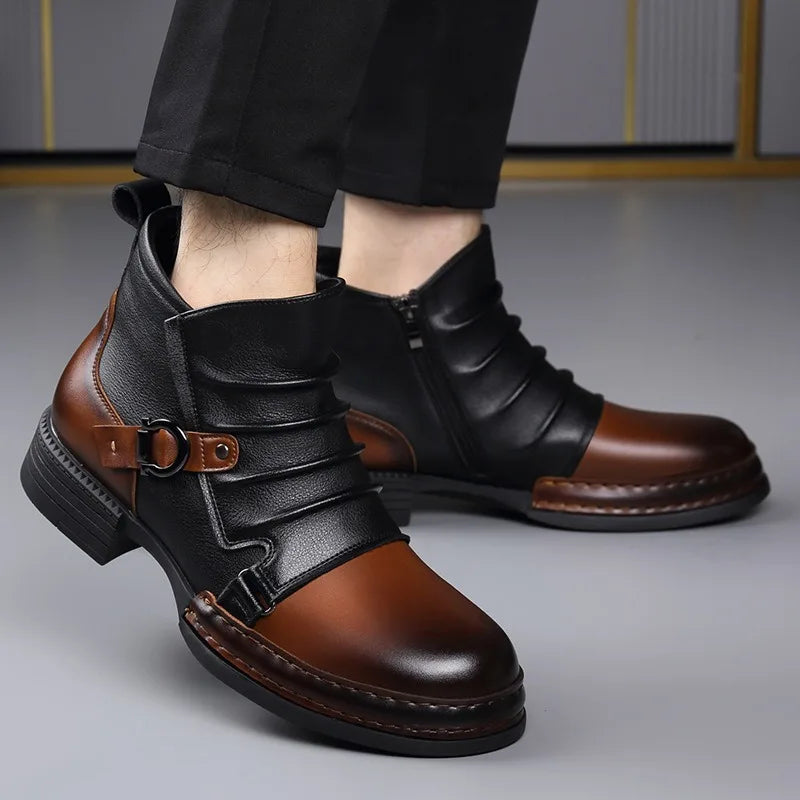 BUCKLE BOOTS FOR MEN