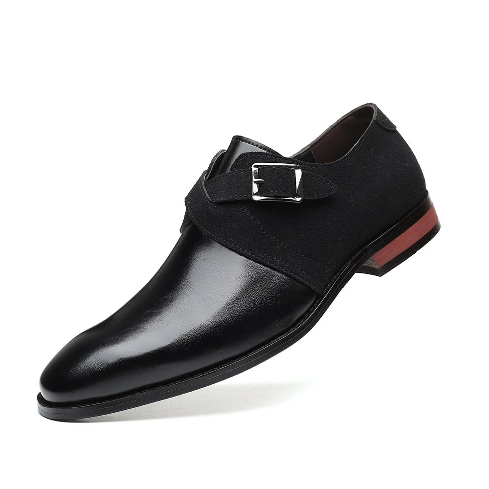 DOUBLE BUCKLE LOAFERS FOR MEN
