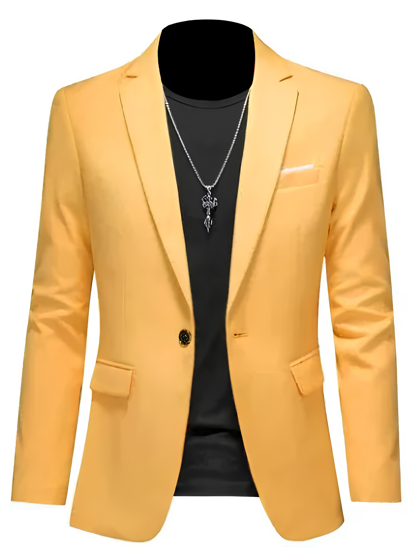 SKINNY LAPEL BLAZER FOR MEN