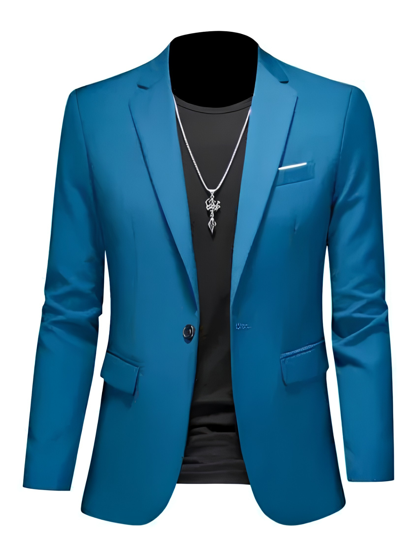 SKINNY LAPEL BLAZER FOR MEN