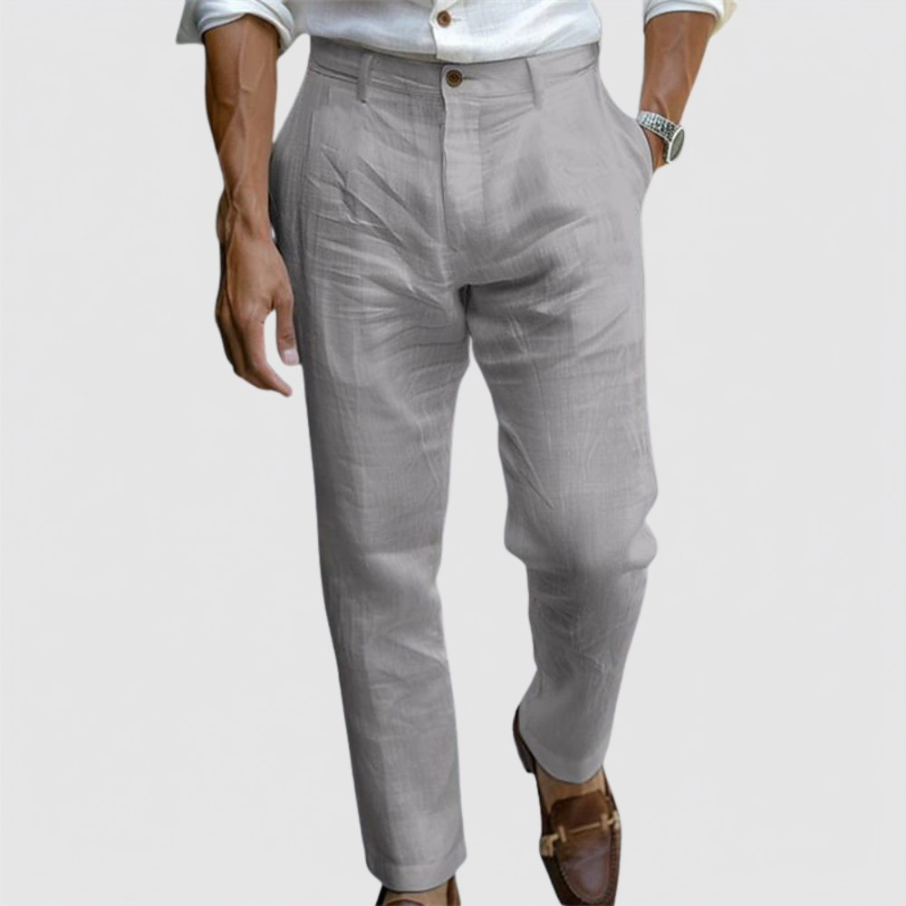 LIGHTWEIGHT TAILORED TROUSERS FOR MEN