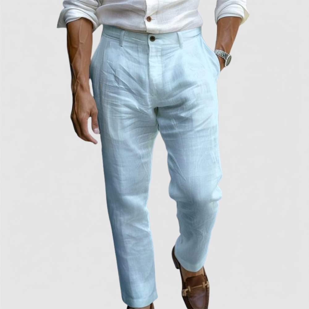 LIGHTWEIGHT TAILORED TROUSERS FOR MEN