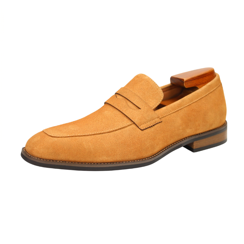 NUBUCK LOAFERS FOR MEN