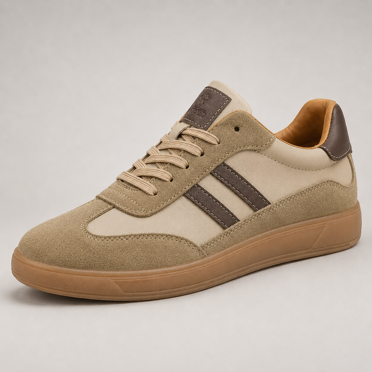 CONTRAST PANEL SNEAKERS FOR MEN