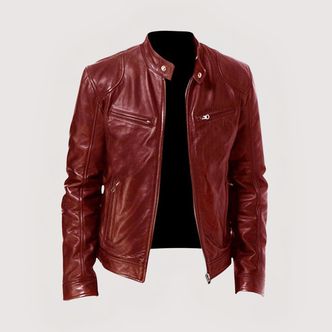 FAUX LEATHER JACKET FOR MEN