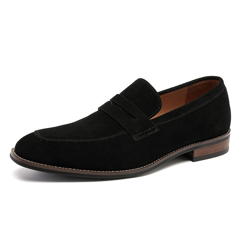 NUBUCK LOAFERS FOR MEN