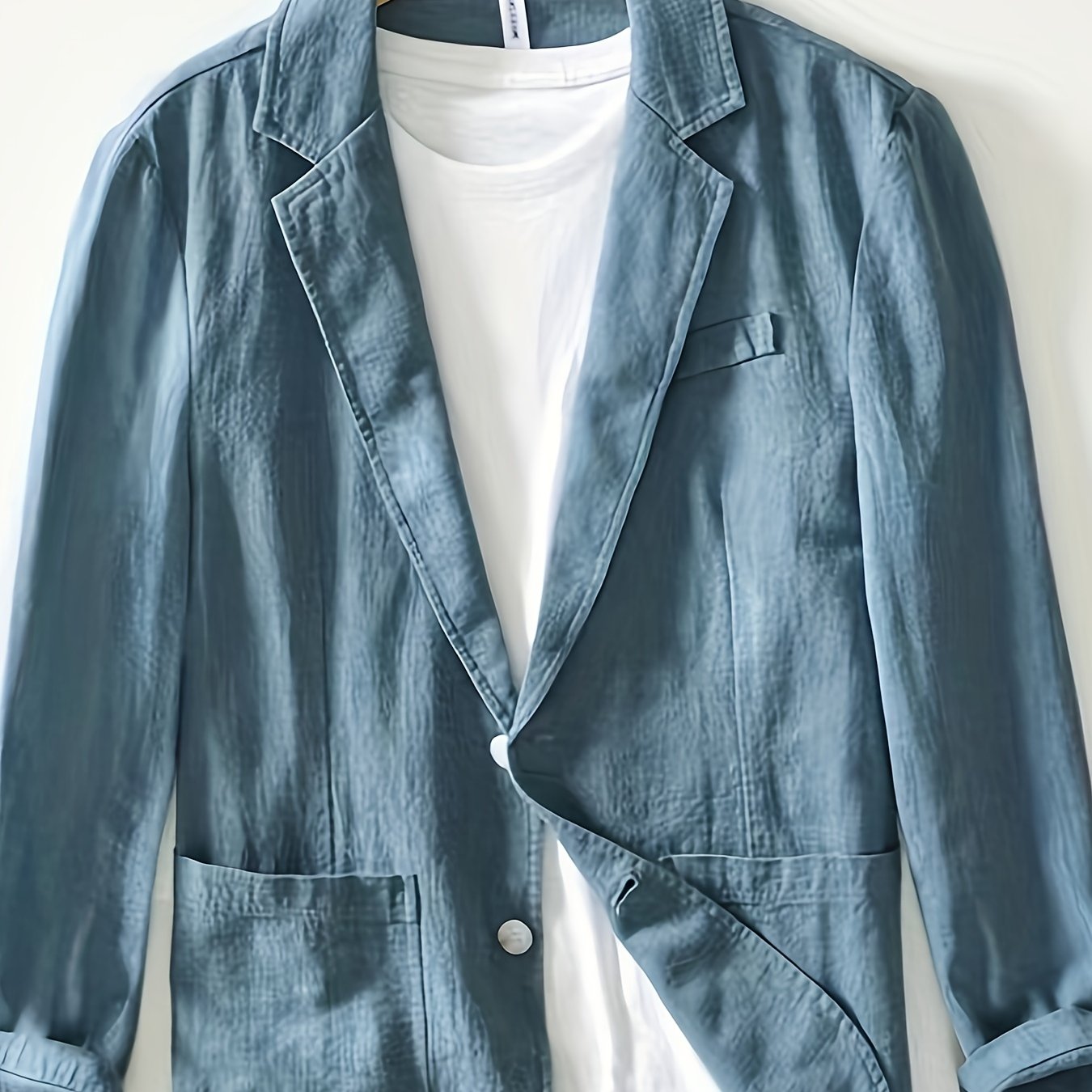 LAPEL COTTON JACKET FOR MEN