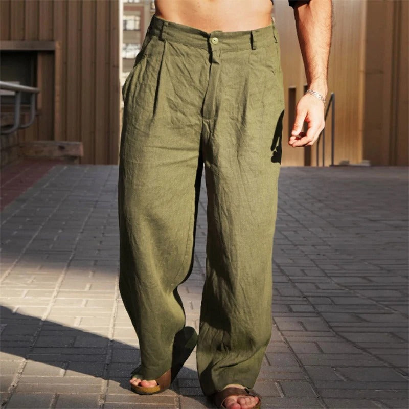 WIDE LEG TROUSERS FOR MEN