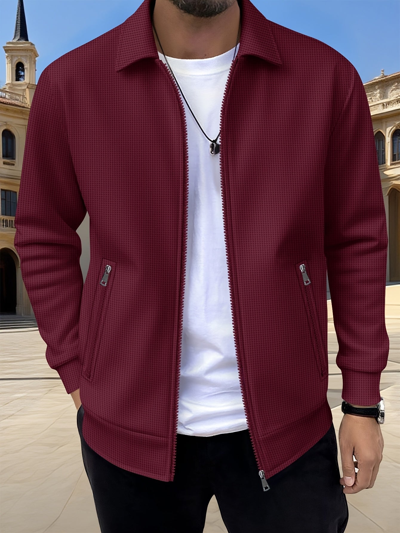 ZIPPER SPORTS JACKET FOR MEN