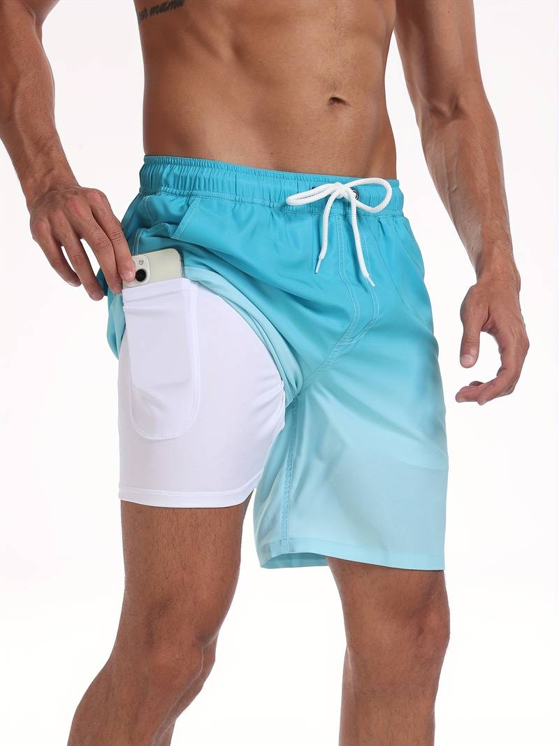 DRAWSTRING SWIM SHORTS FOR MEN