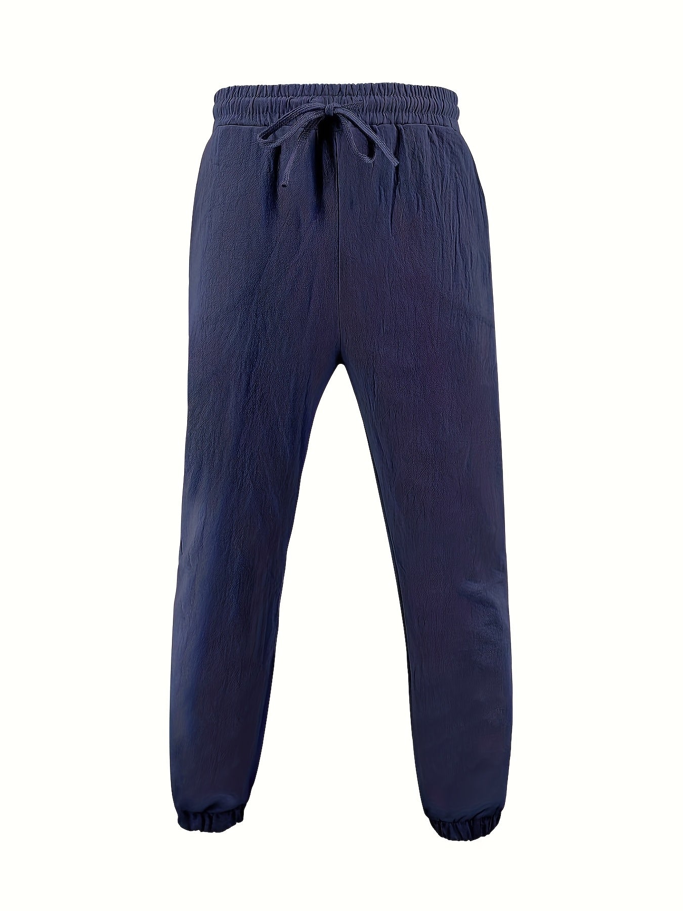 LINEN DRAWSTRING TROUSERS FOR MEN