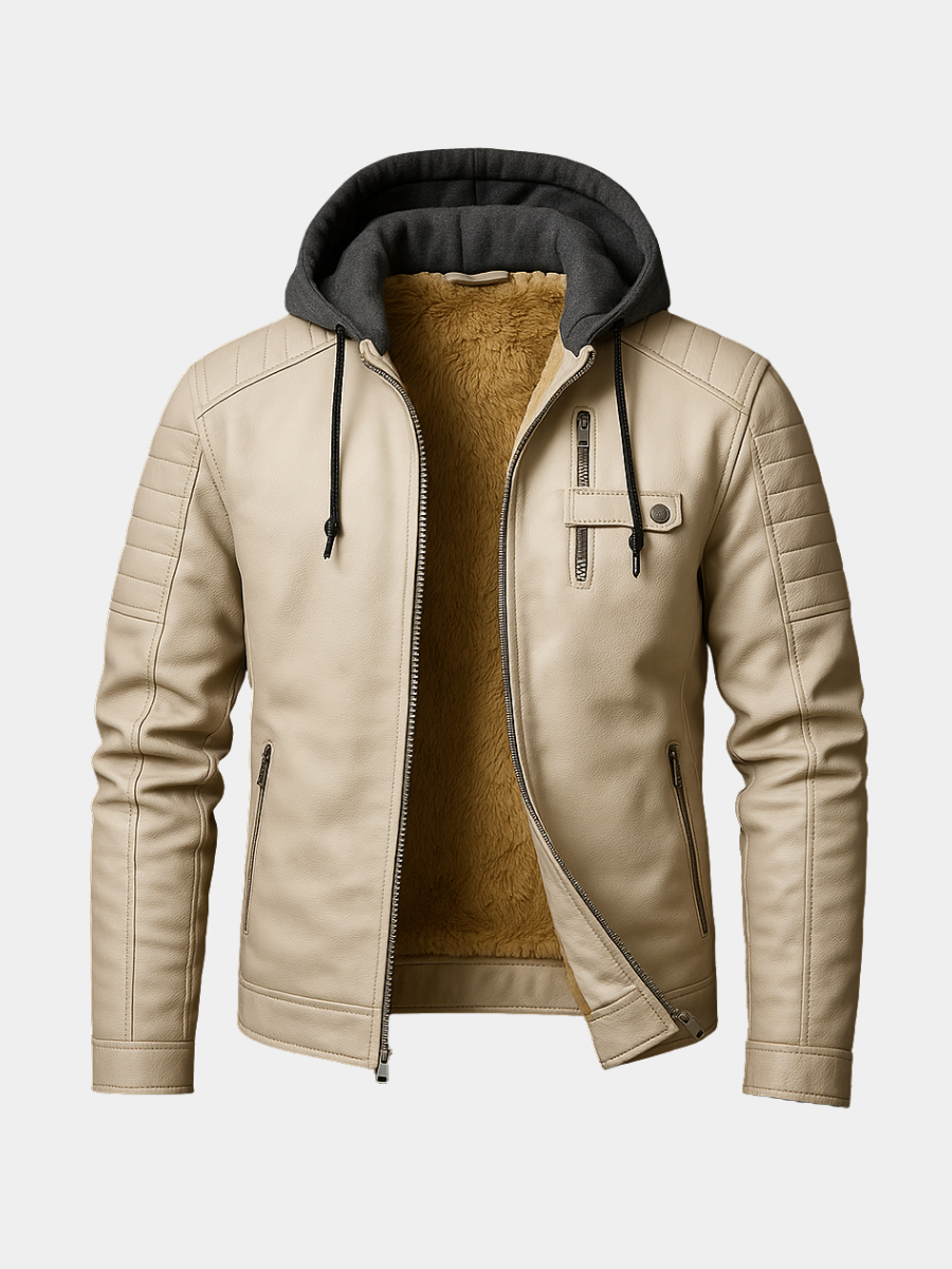 ELEGANT AND REFINED HOODED JACKET FOR MEN