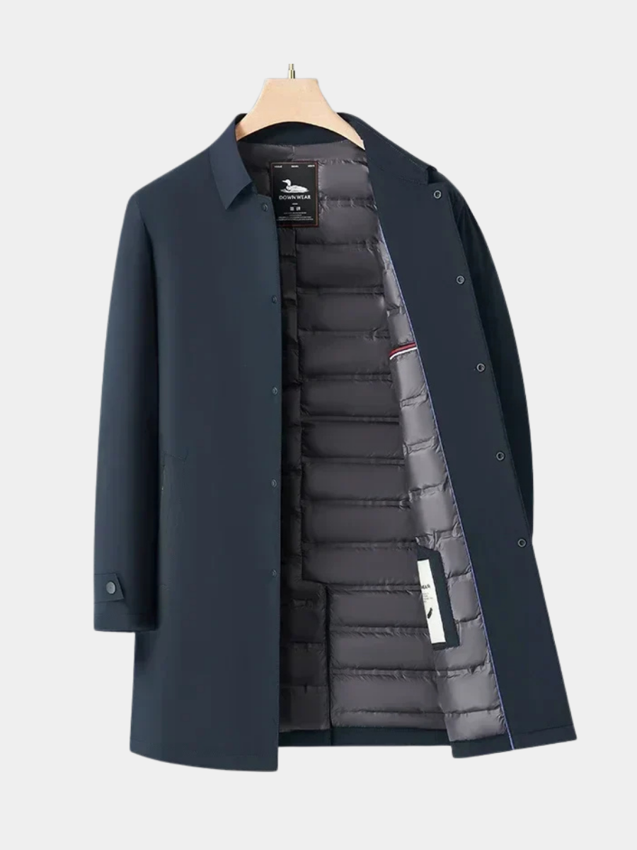 INSULATED TRENCH COAT FOR MEN