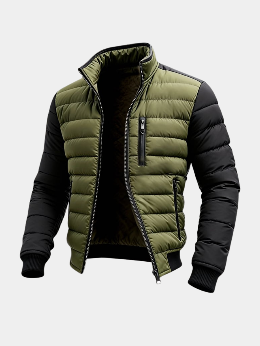 CLASSIC QUILTED ZIP JACKET FOR MEN