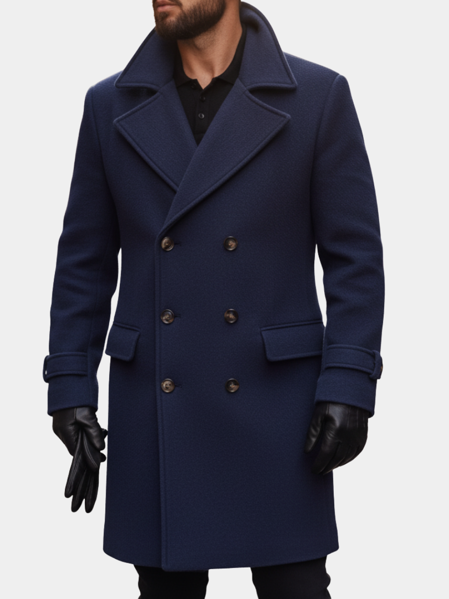 CLASSIC WOOL COAT FOR MEN