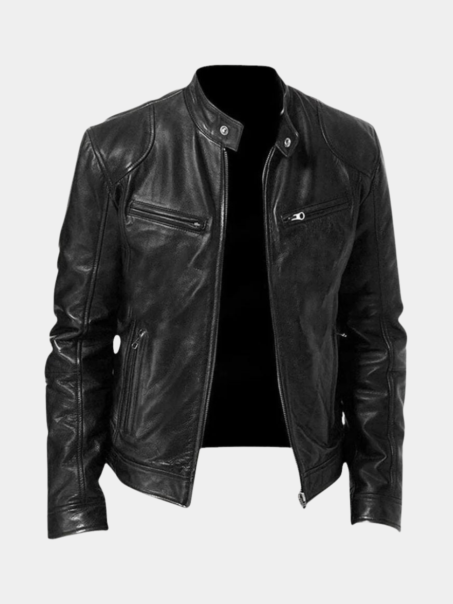 FAUX LEATHER JACKET FOR MEN